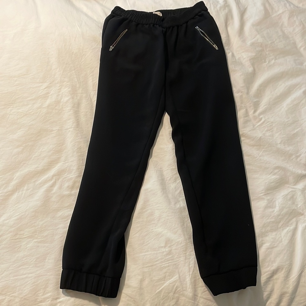 JCrew black joggers